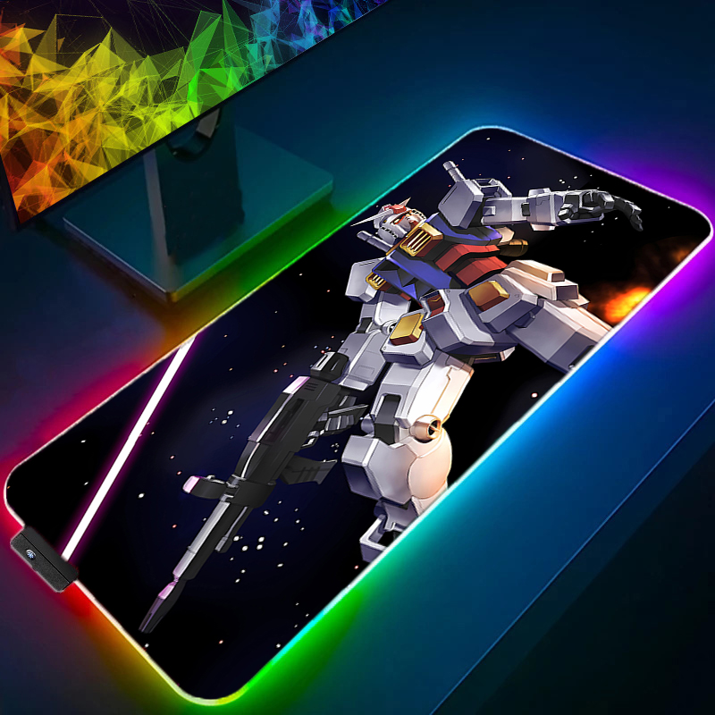 Gaming Accessories Mobile - RGB Kawaii Mouse Pad Anime Gabinete