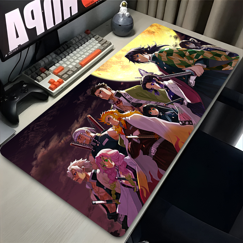 Gaming Accessories For Gaming Desk - Mousepad Anime D-demon Slayer Computer Accessories