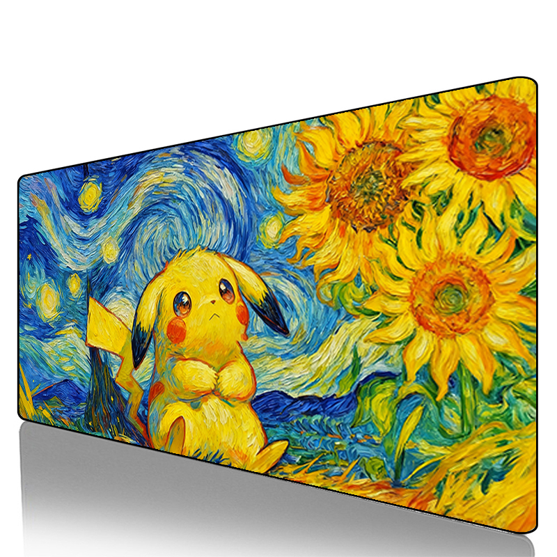 Gaming Accessories For Gaming Desk - Mouse Pad Pokemon Pikachu Gengar Cool
