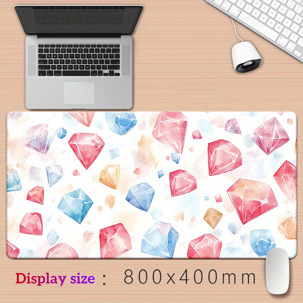 Gaming Laptop Essential Accessories - Cute Dreamy Diamond Print Mouse Pad