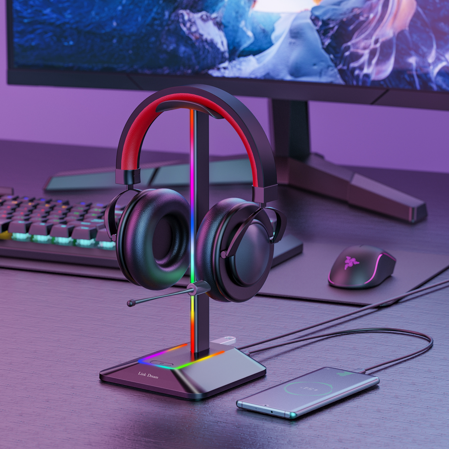 New Bee Z8 RGB Headphones Stan - Gaming Accessories Sale ulasan dan harga