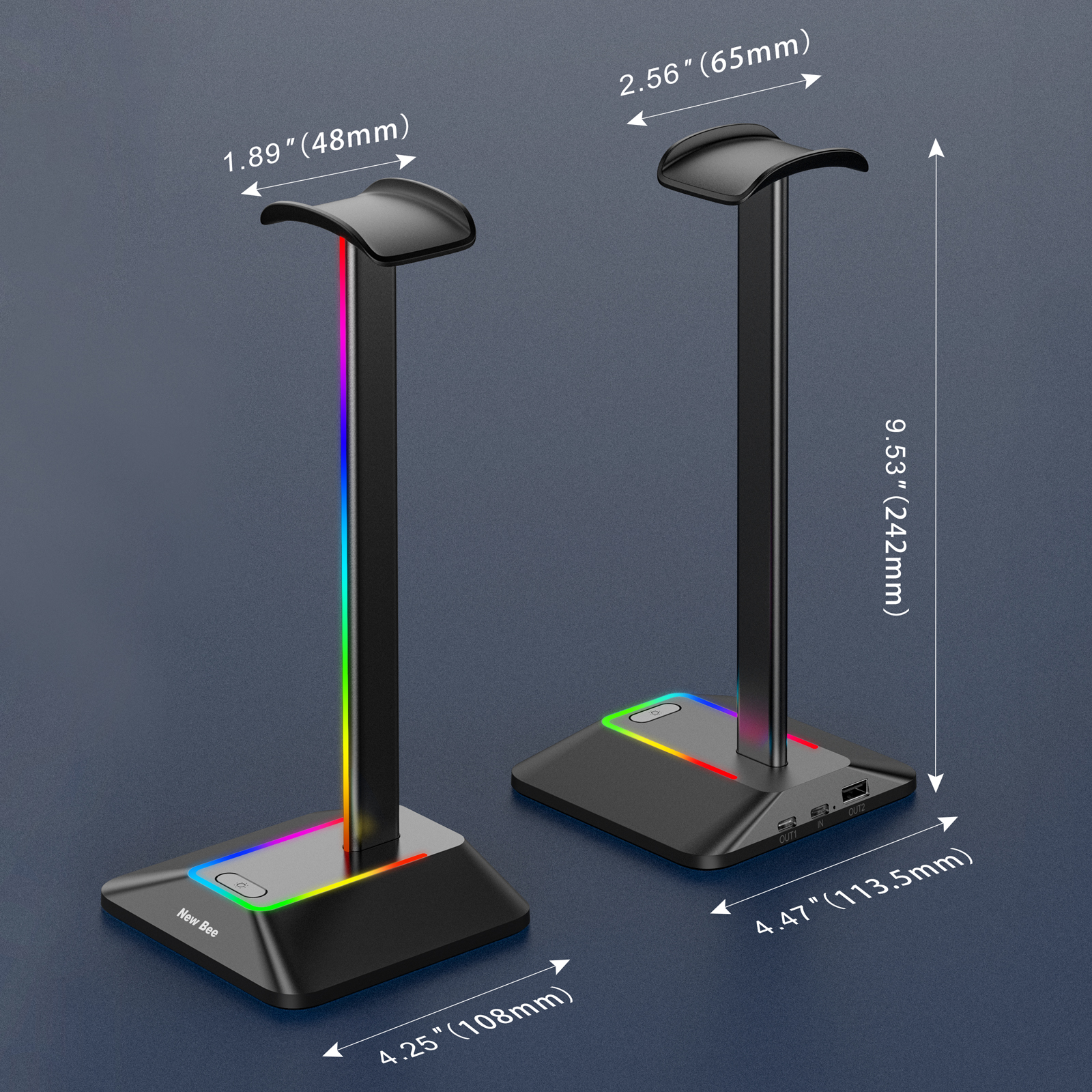 New Bee Z8 RGB Headphones Stan - Gaming Accessories Sale ulasan dan harga