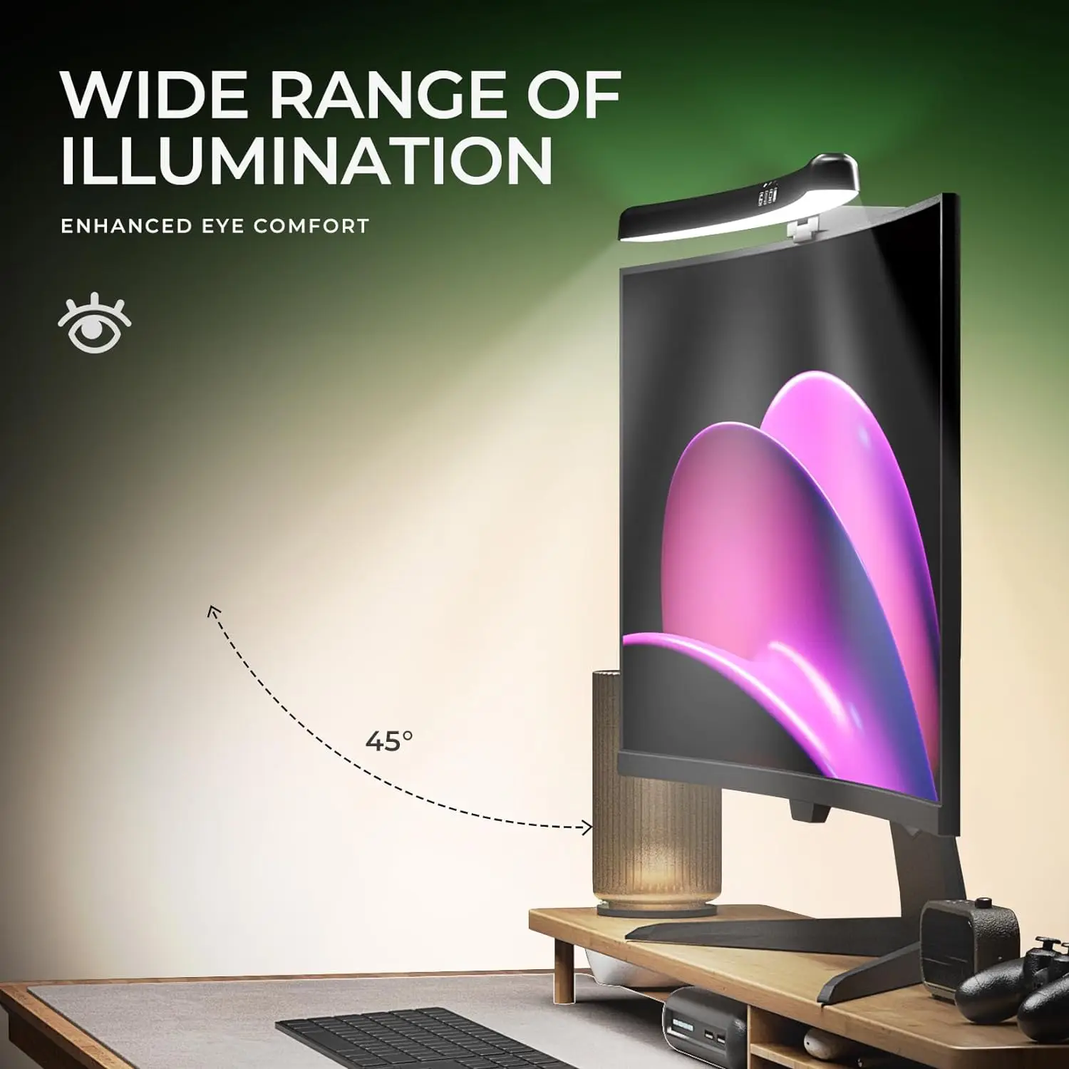 Monitor Light Bar Curved with  - Gaming Accessories Led ulasan dan harga