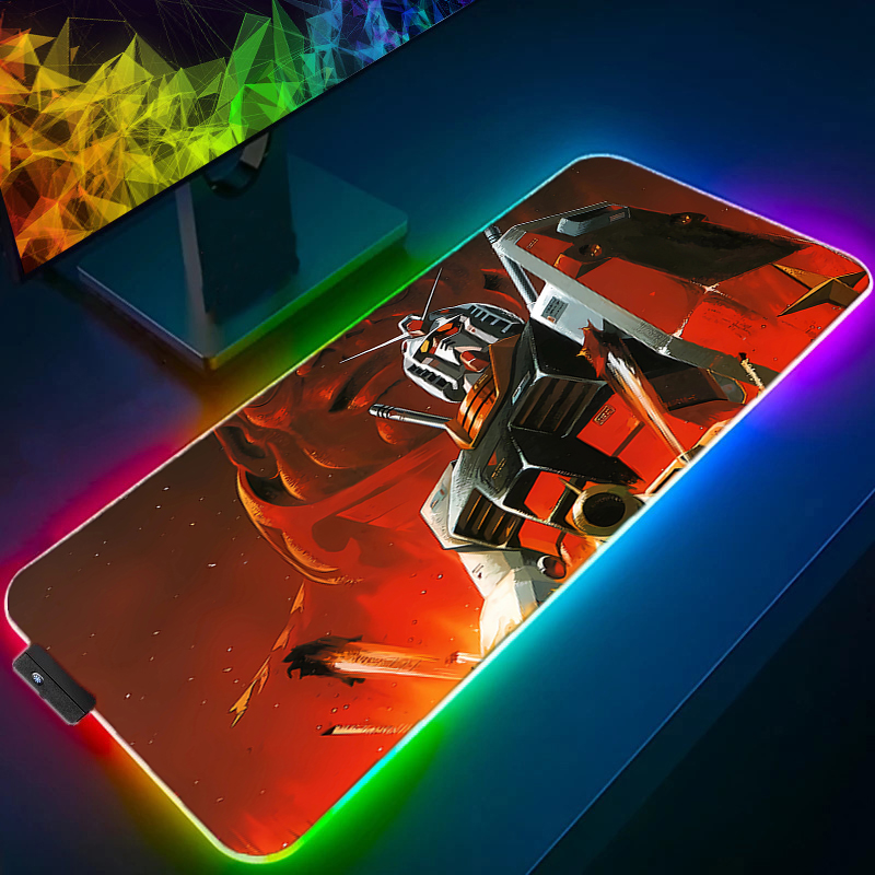 RGB Kawaii Mouse Pad Anime Gab - Gaming Accessories Mobile ulasan dan harga