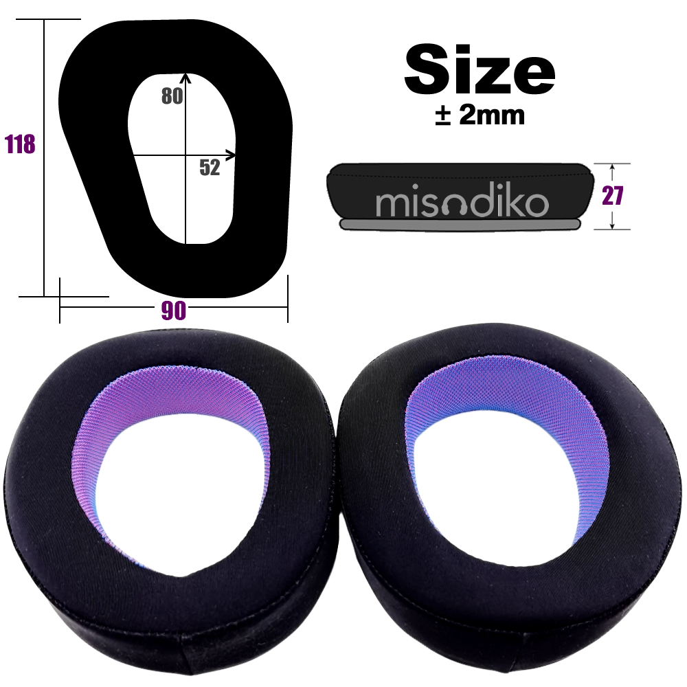 misodiko Upgraded Earpads Repl - Gaming Accessories Sale ulasan dan harga