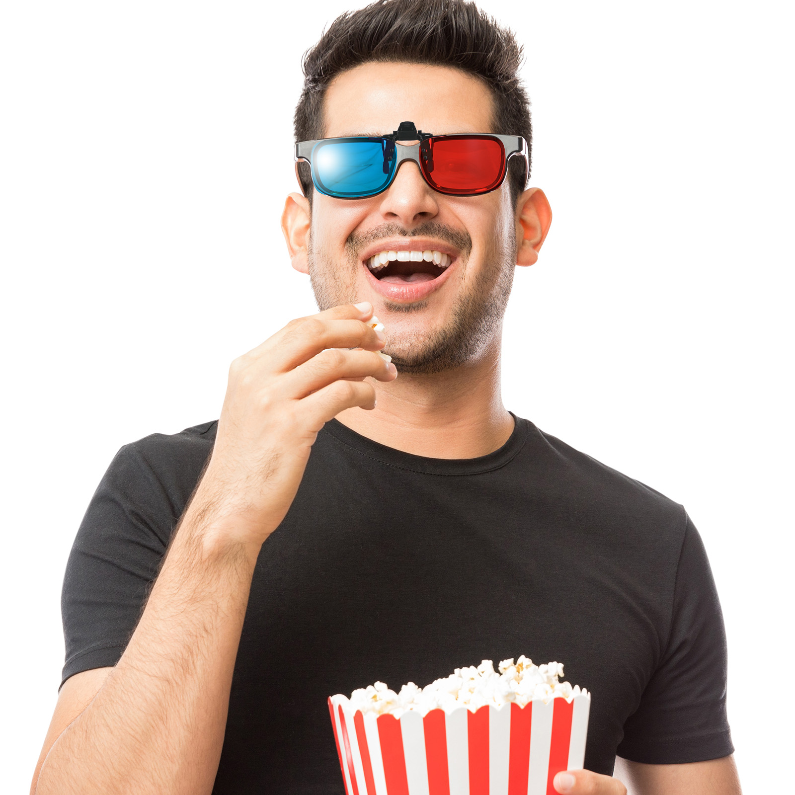 New 3D Red Blue Glasses Clip M - Virtual Gaming Accessories ulasan dan harga