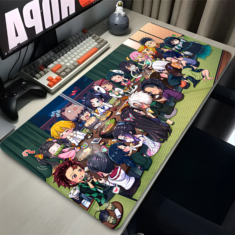Mousepad Anime D-demon Slayer  - Gaming Accessories For Gaming Desk ulasan dan harga