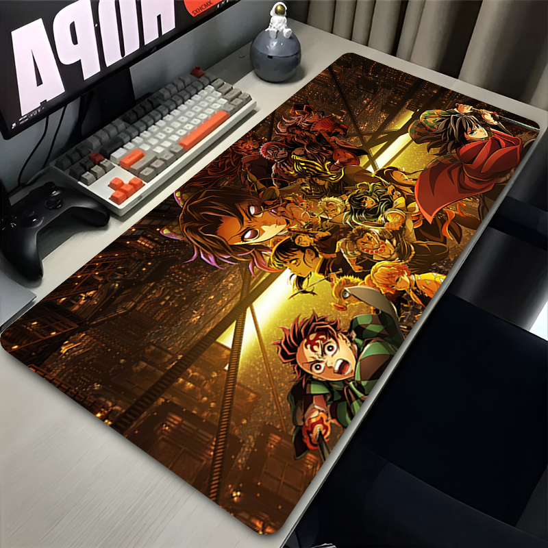 Mousepad Anime D-demon Slayer  - Gaming Accessories For Gaming Desk ulasan dan harga