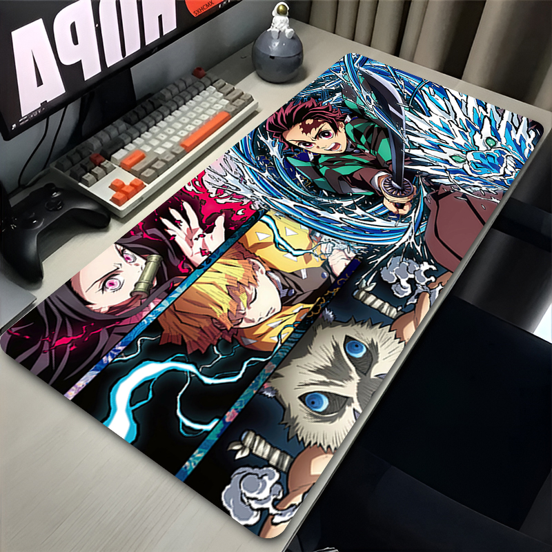 Mousepad Anime D-demon Slayer  - Gaming Accessories For Gaming Desk ulasan dan harga