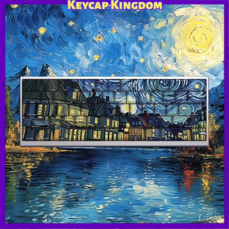 Van Gogh Starry Sky Theme Keyc - Gaming Accessories Tablet ulasan dan harga