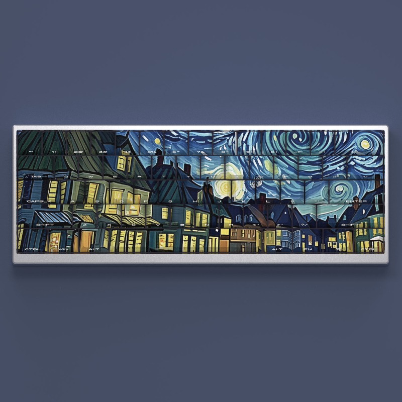 Van Gogh Starry Sky Theme Keyc - Gaming Accessories Tablet ulasan dan harga