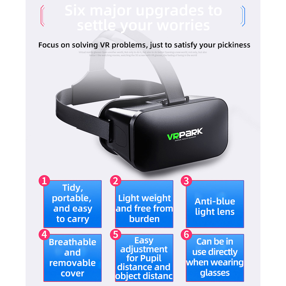 Virtual Reality Helmet VR Glas - Gaming Accessories 10 Year Old ulasan dan harga