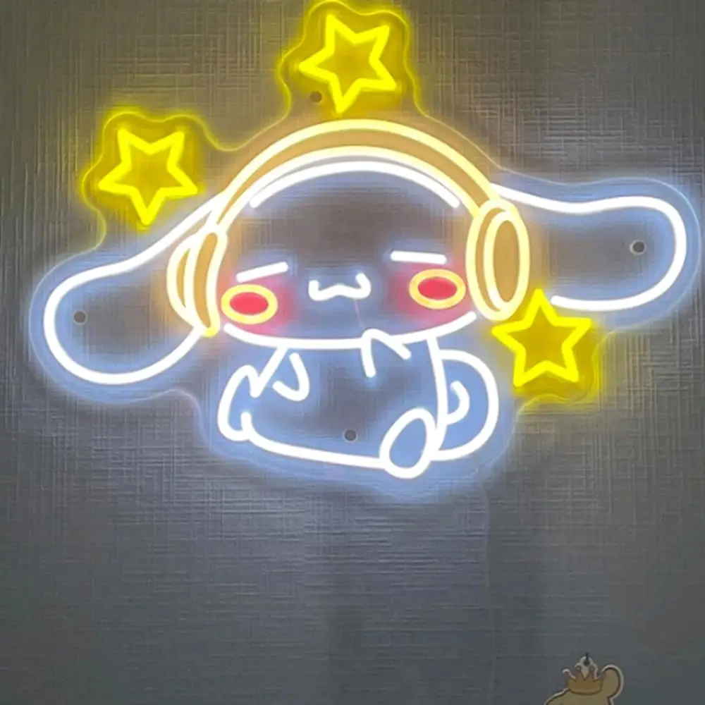 Cinnamoroll Headphones Neon Si - Gaming Accessories Led ulasan dan harga