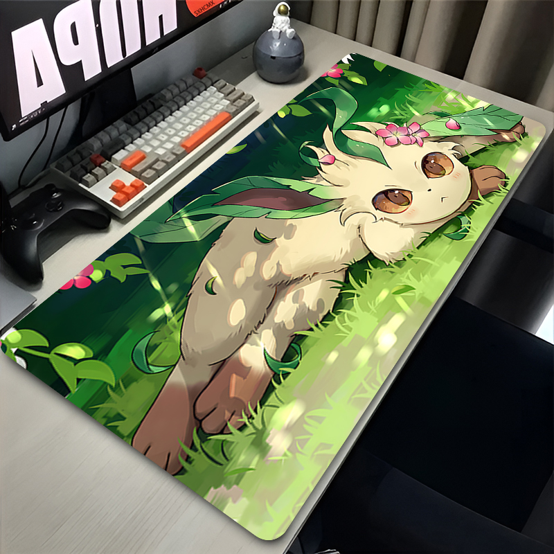 Mouse Pad Gamer P-pokemon Leaf - Gaming Accessories For Gaming Desk ulasan dan harga