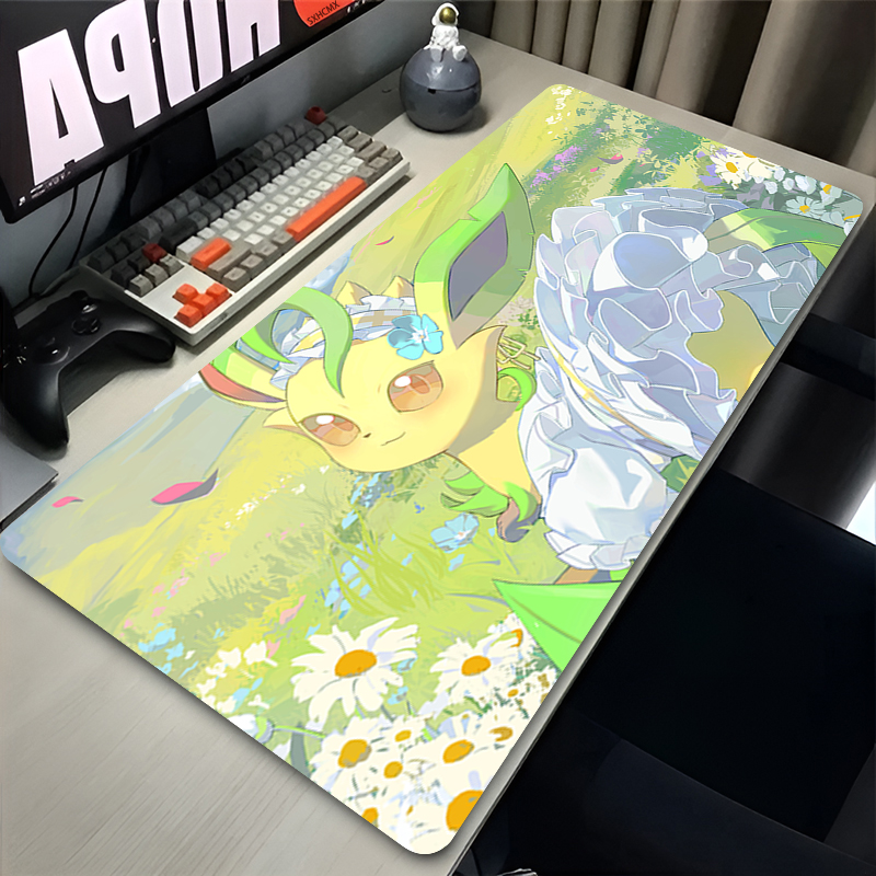 Mouse Pad Gamer P-pokemon Leaf - Gaming Accessories For Gaming Desk ulasan dan harga