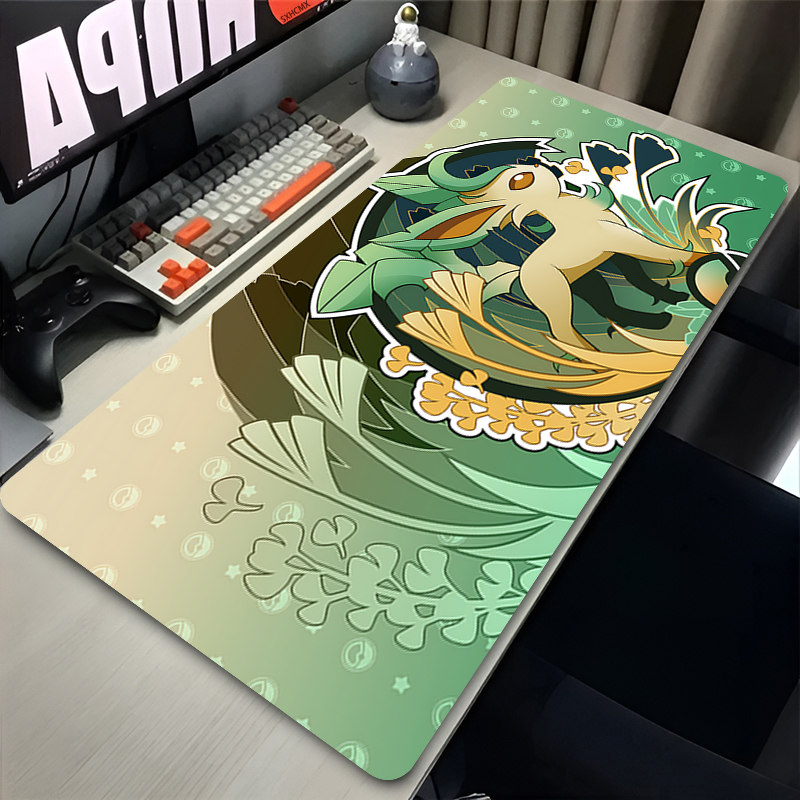 Mouse Pad Gamer P-pokemon Leaf - Gaming Accessories For Gaming Desk ulasan dan harga
