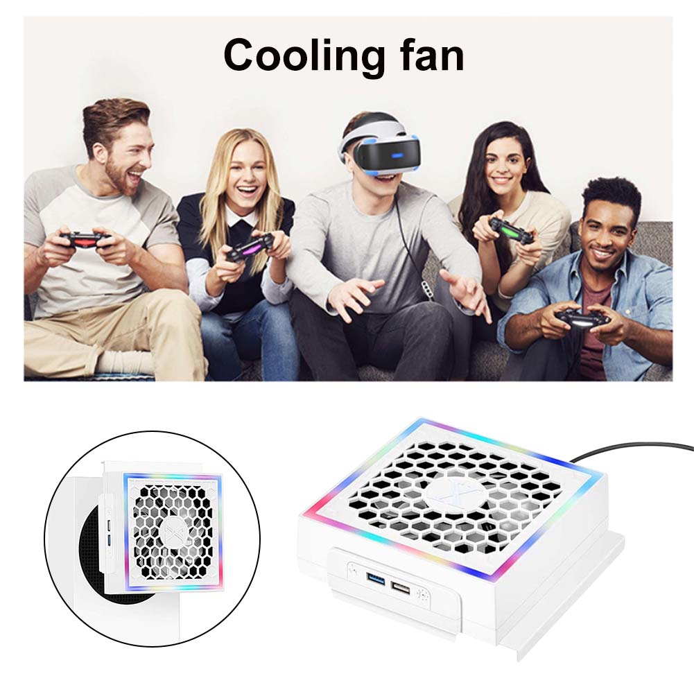 LED Cooling Fan Cooler with LE - Gaming Accessories Led ulasan dan harga