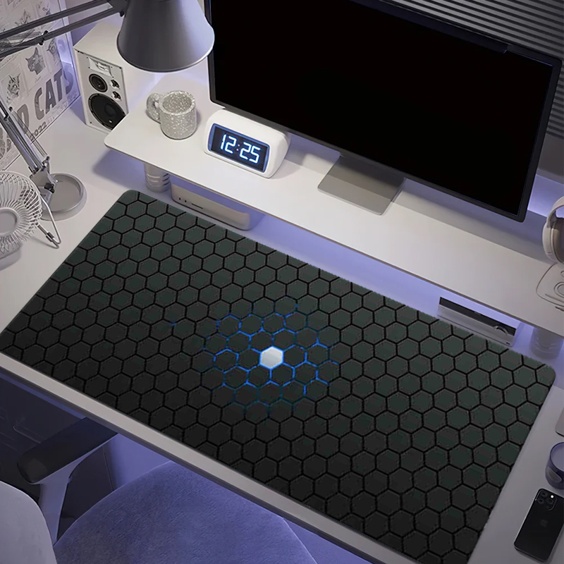 Hexagon Large Gaming Mouse Pad - Gaming Accessories For Gaming Desk ulasan dan harga