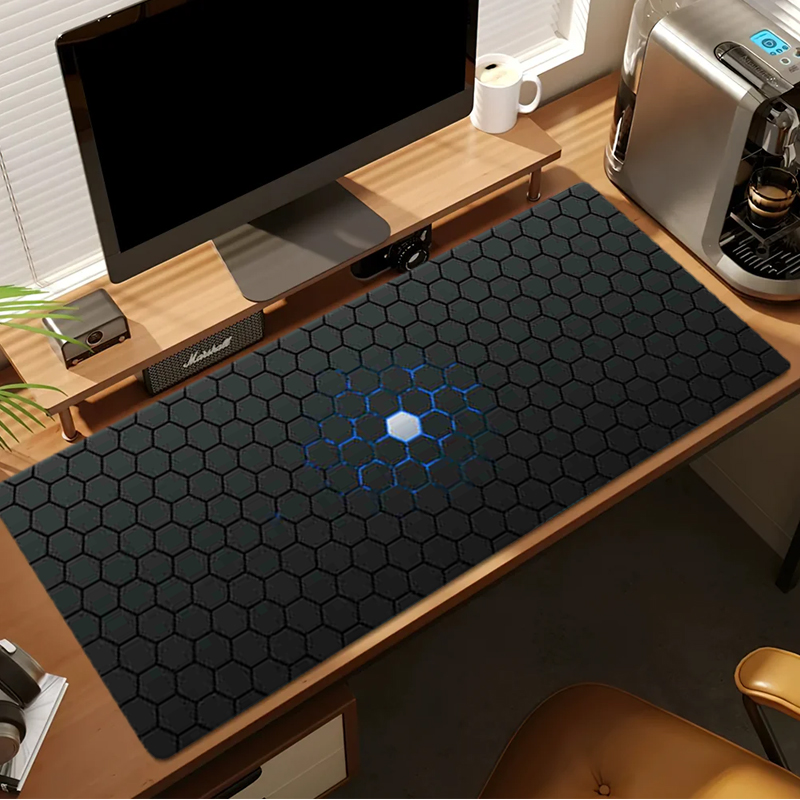 Hexagon Large Gaming Mouse Pad - Gaming Accessories For Gaming Desk ulasan dan harga