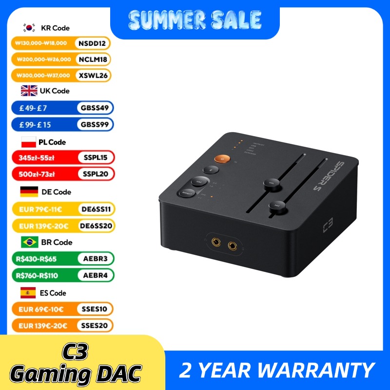 Fosi Audio C3 Gaming DAC Headp - Gaming Accessories Sale ulasan dan harga