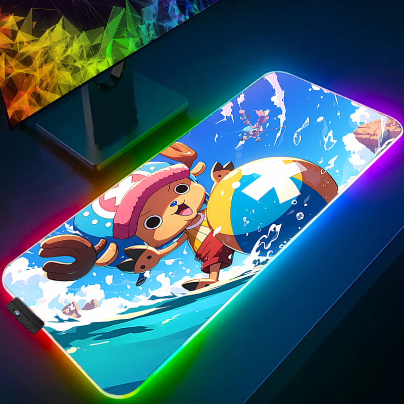 RGB Mouse Pad one piece Tony T - Gaming Accessories Led ulasan dan harga