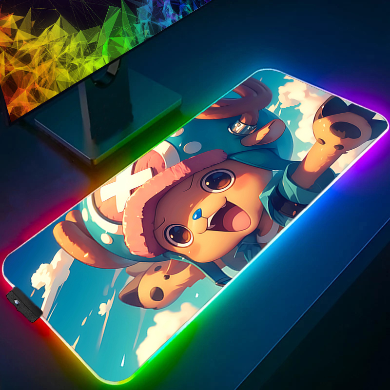 RGB Mouse Pad one piece Tony T - Gaming Accessories Led ulasan dan harga