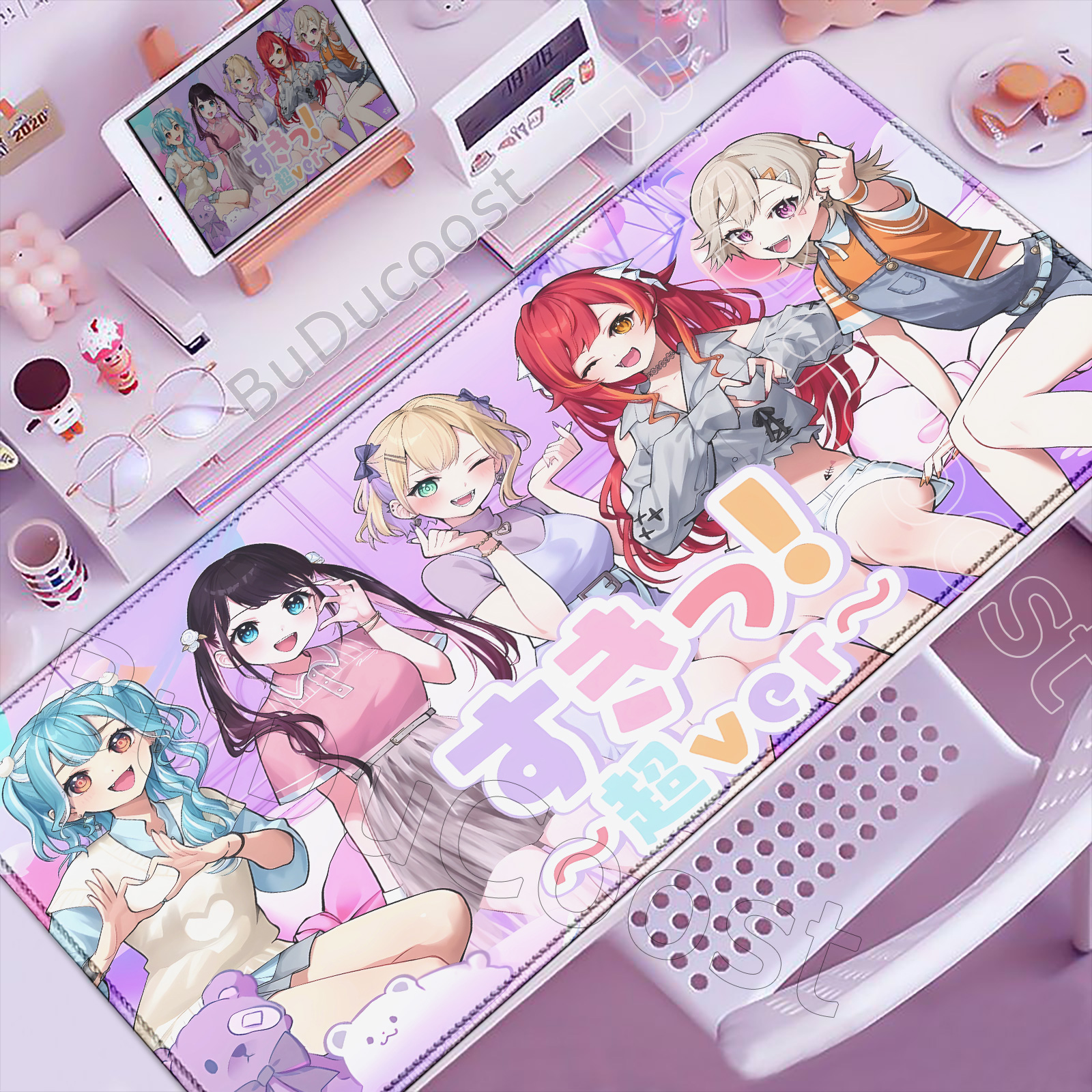 New VSPO Mouse Pad VTuber Virt - Virtual Gaming Accessories ulasan dan harga