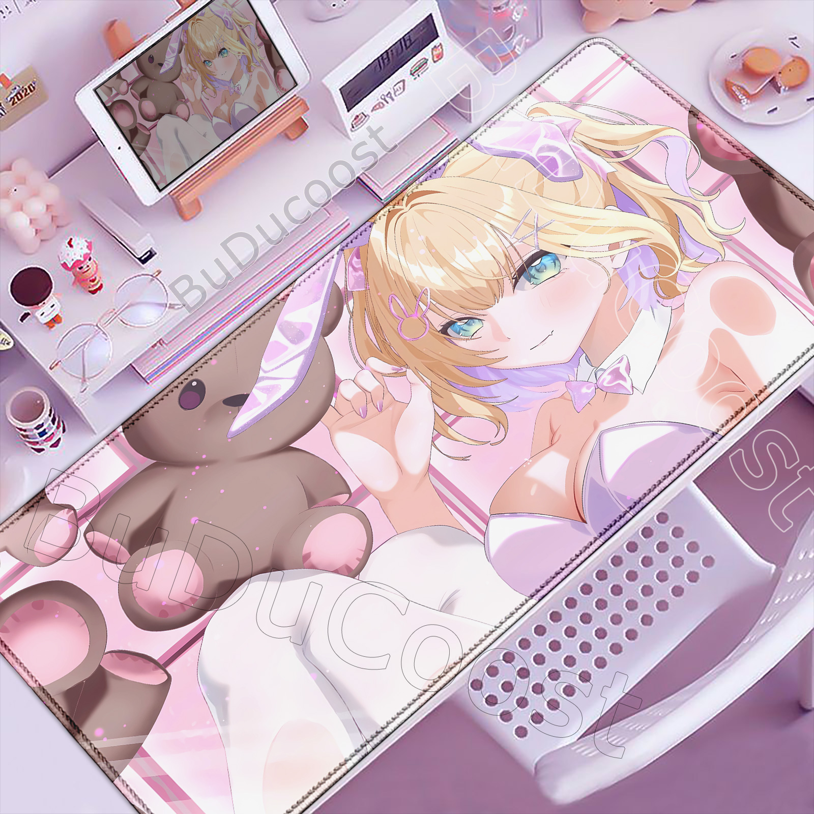 New VSPO Mouse Pad VTuber Virt - Virtual Gaming Accessories ulasan dan harga