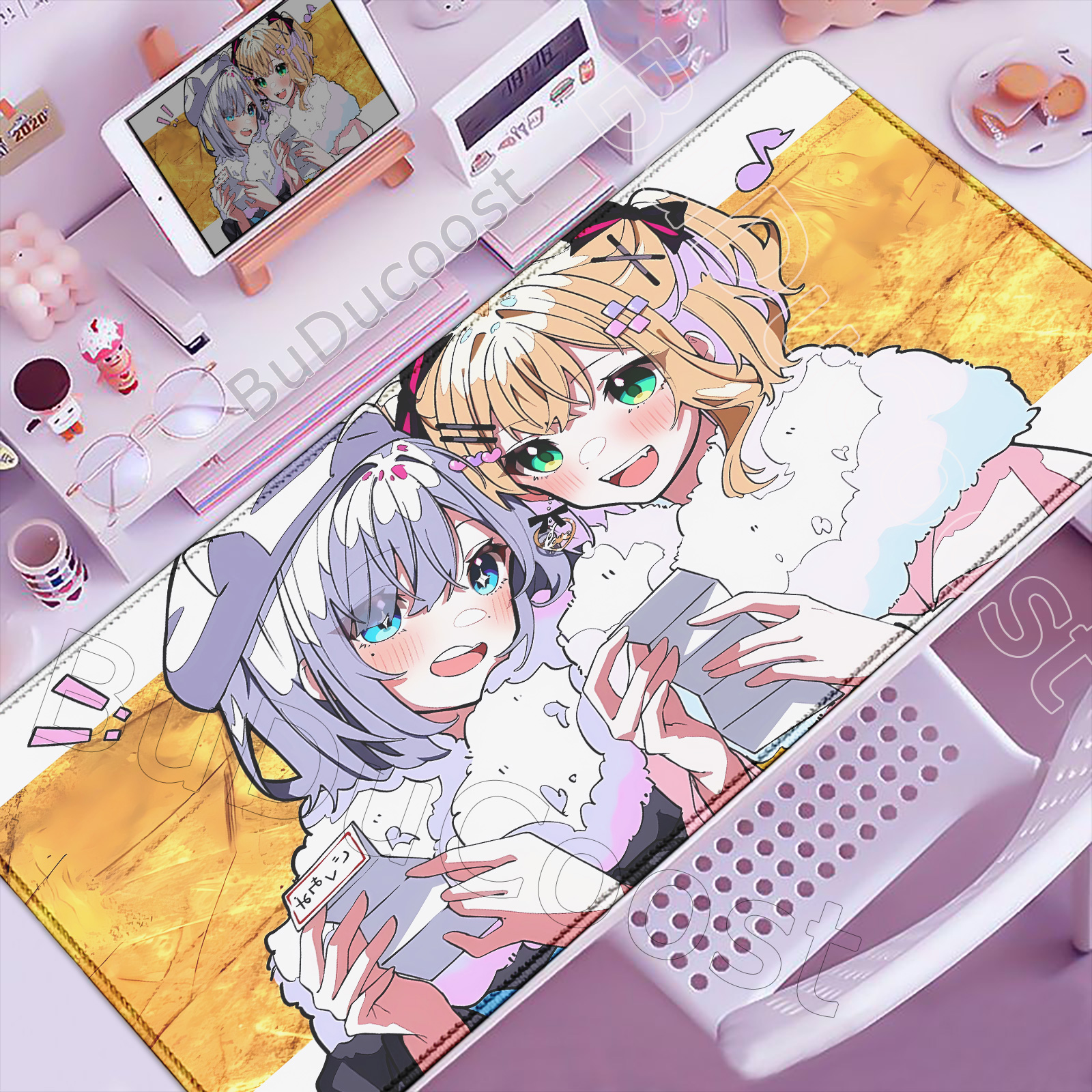 New VSPO Mouse Pad VTuber Virt - Virtual Gaming Accessories ulasan dan harga