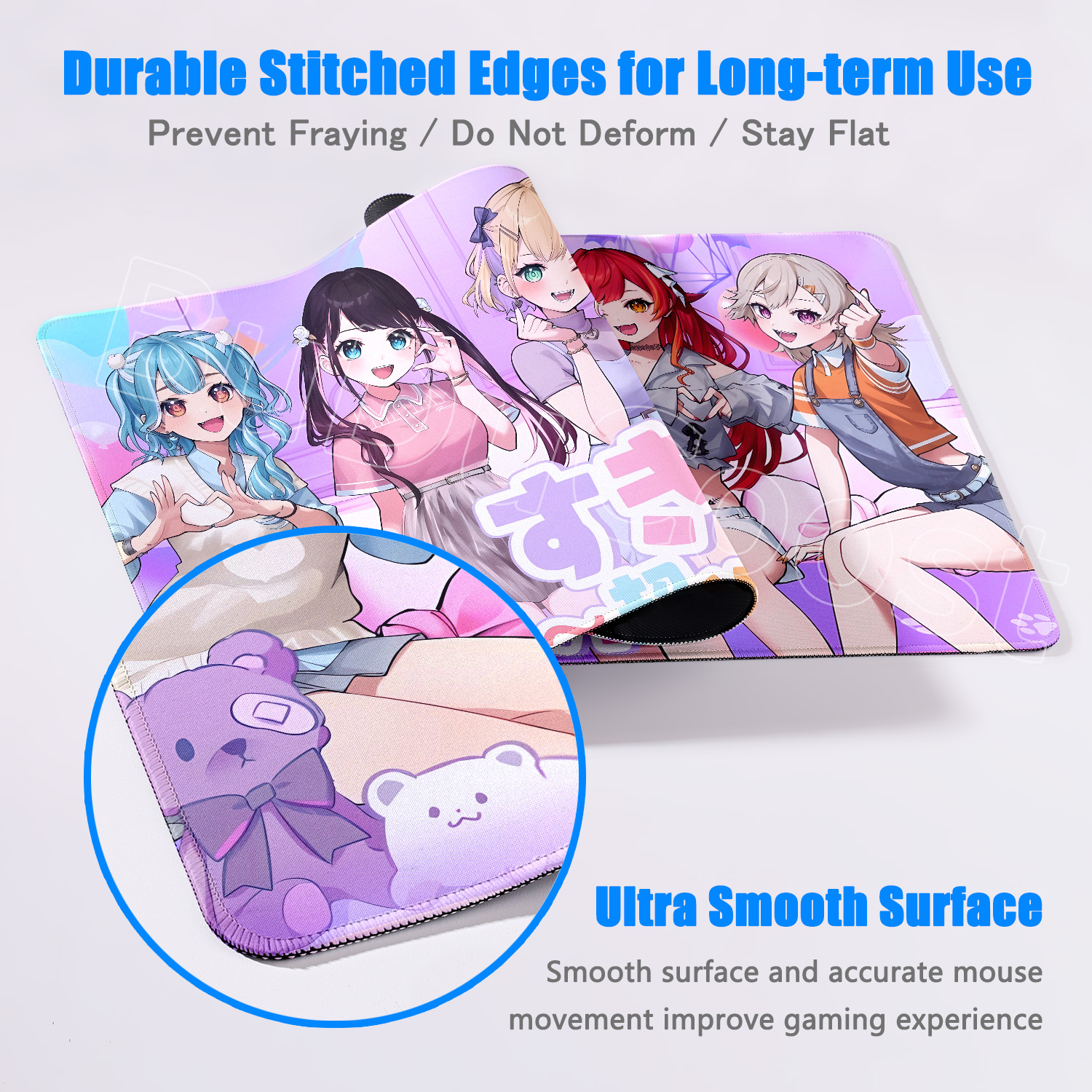 New VSPO Mouse Pad VTuber Virt - Virtual Gaming Accessories ulasan dan harga