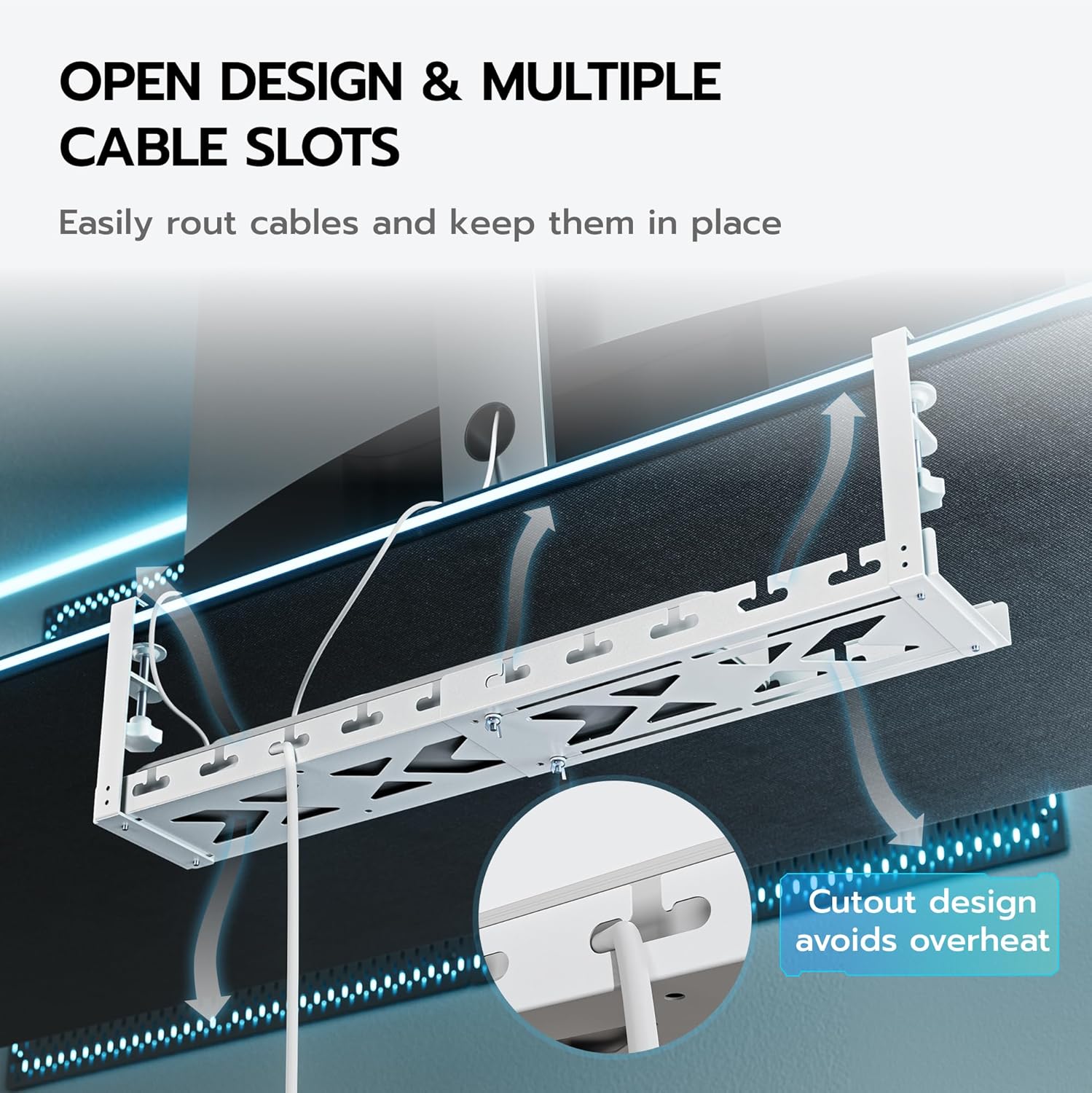 Extendable Under Desk Cable Ma - Gaming Accessories For Gaming Desk ulasan dan harga