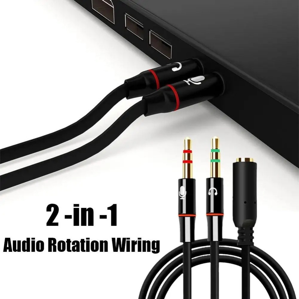 3.5mm Headphone Microphone Aud - Gaming Accessories Sale ulasan dan harga