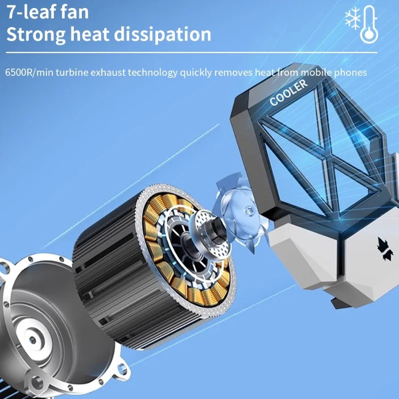 DY08 Mobile Phone Cooling Fan  - Gaming Accessories Mobile ulasan dan harga
