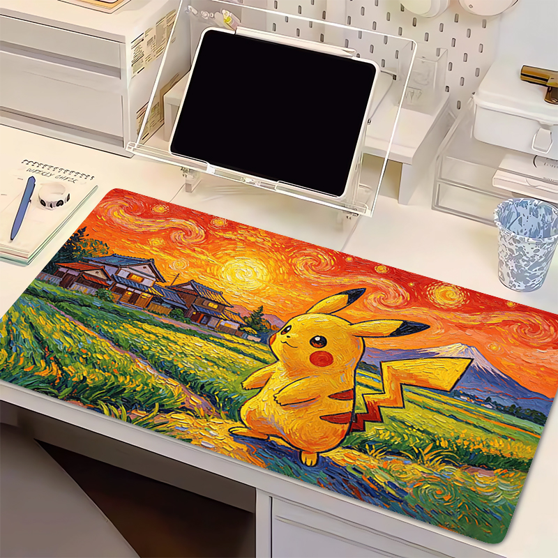 Hot anime Mouse Pad Cute Pikac - Gaming Laptop Essential Accessories ulasan dan harga