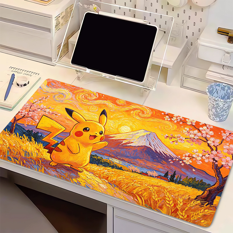 Hot anime Mouse Pad Cute Pikac - Gaming Laptop Essential Accessories ulasan dan harga