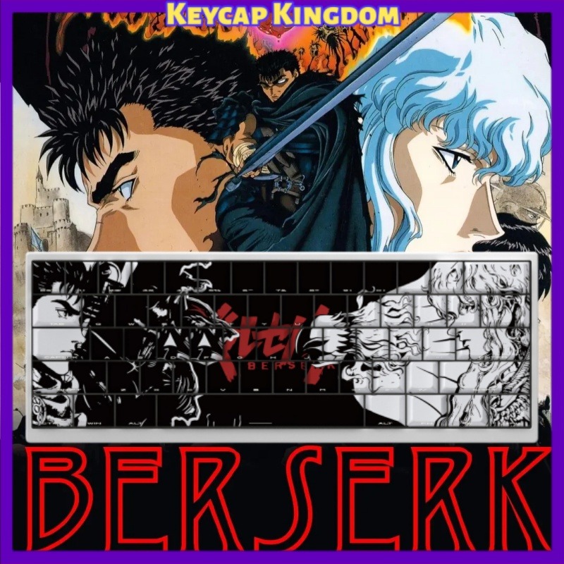 BERSERK Theme Anime Keycap 98  - Gaming Accessories Tablet ulasan dan harga