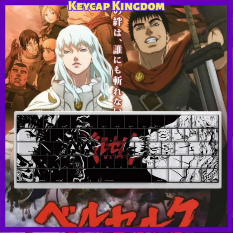 BERSERK Theme Anime Keycap 98  - Gaming Accessories Tablet ulasan dan harga