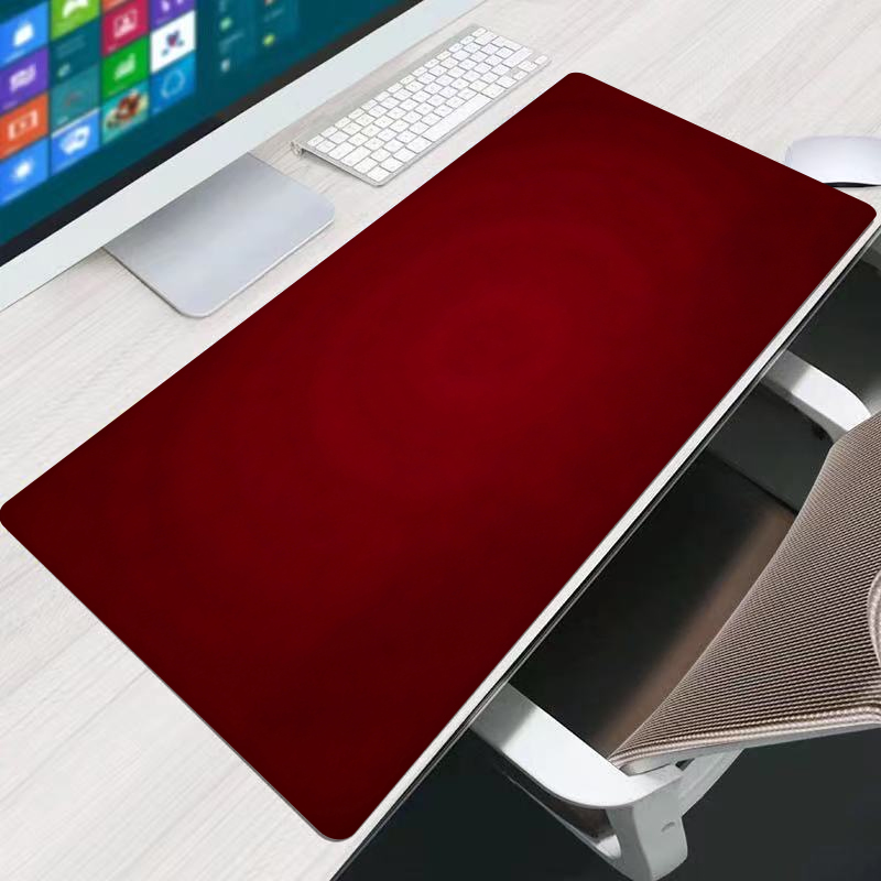 Red Mouse Pad Office Extended  - Gaming Accessories For Gaming Desk ulasan dan harga