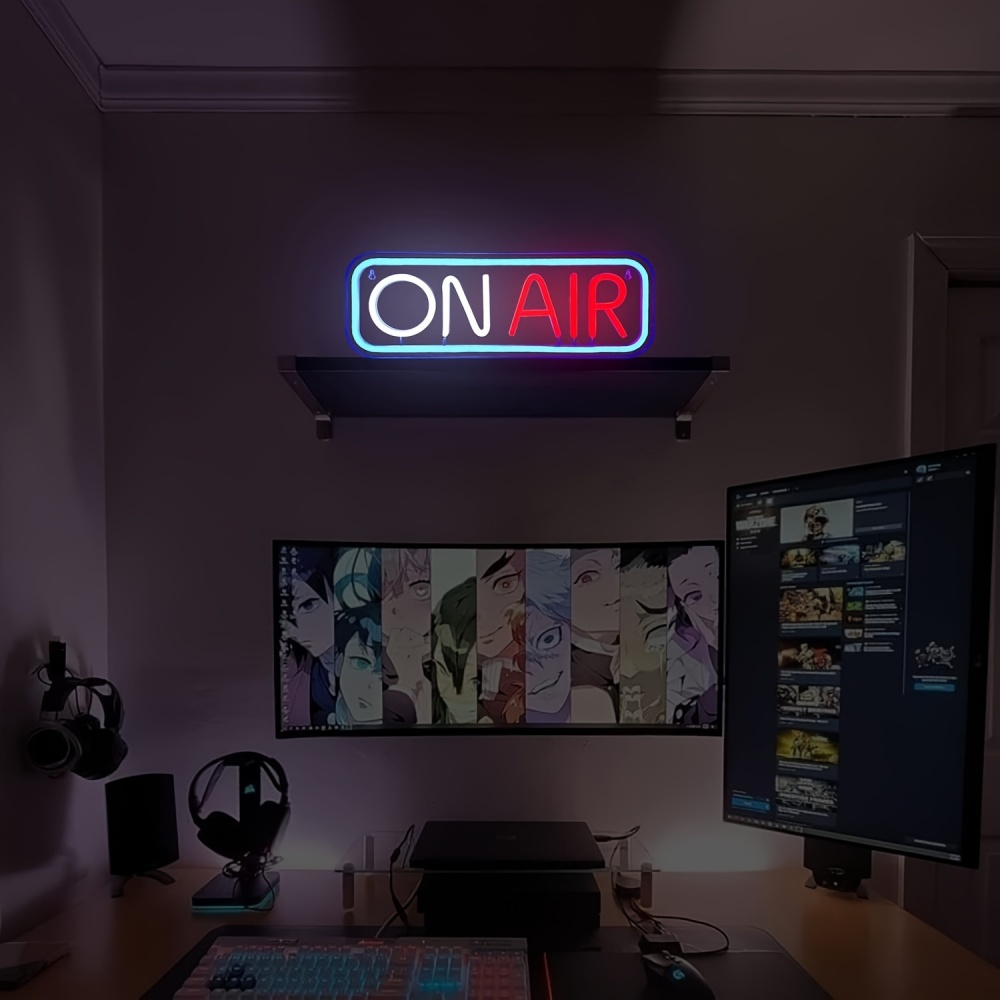 ON AIR Neon Signs - LED Live O - Gaming Accessories Led ulasan dan harga