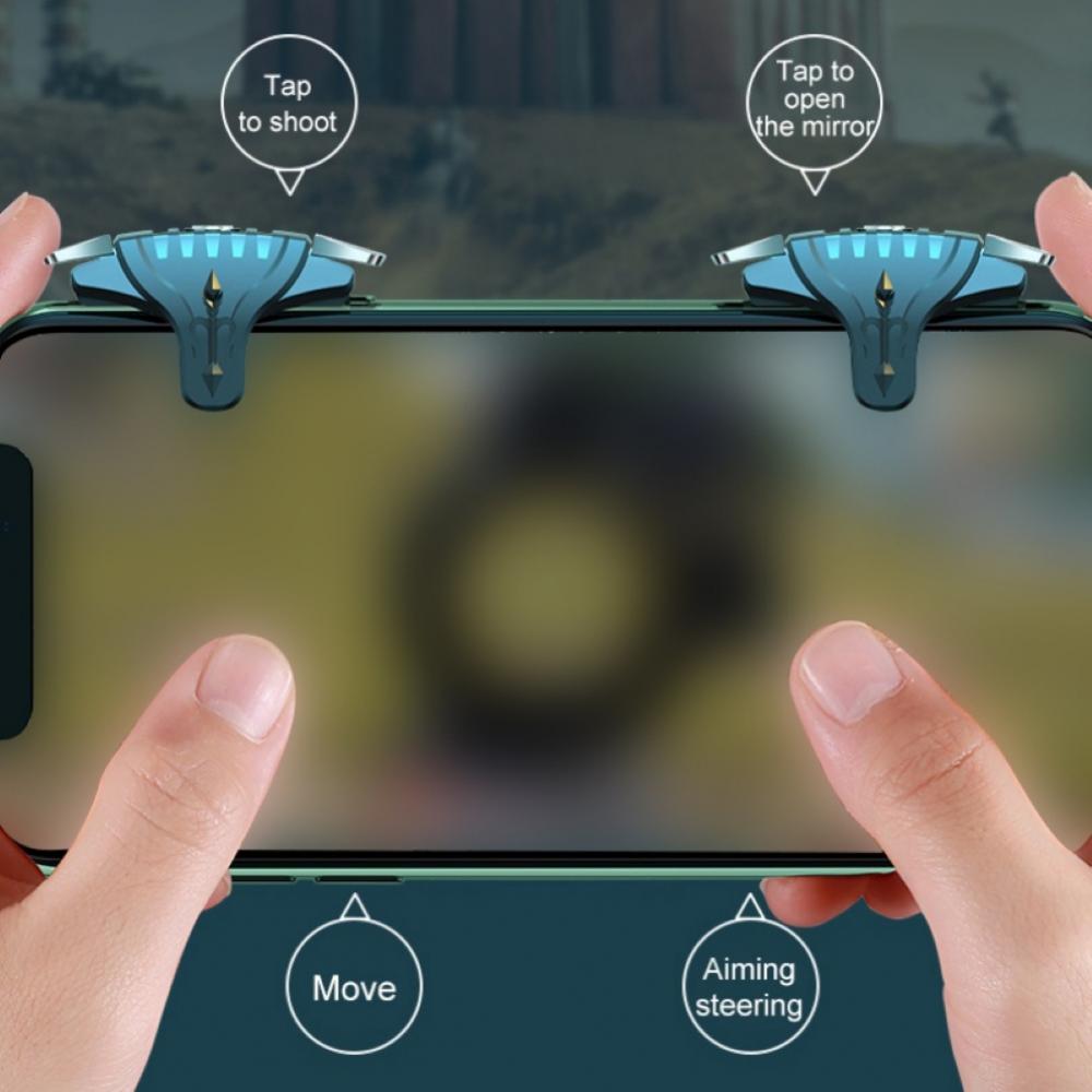 2Pcs F01 Metal Buttons Mobile  - Gaming Accessories Mobile ulasan dan harga