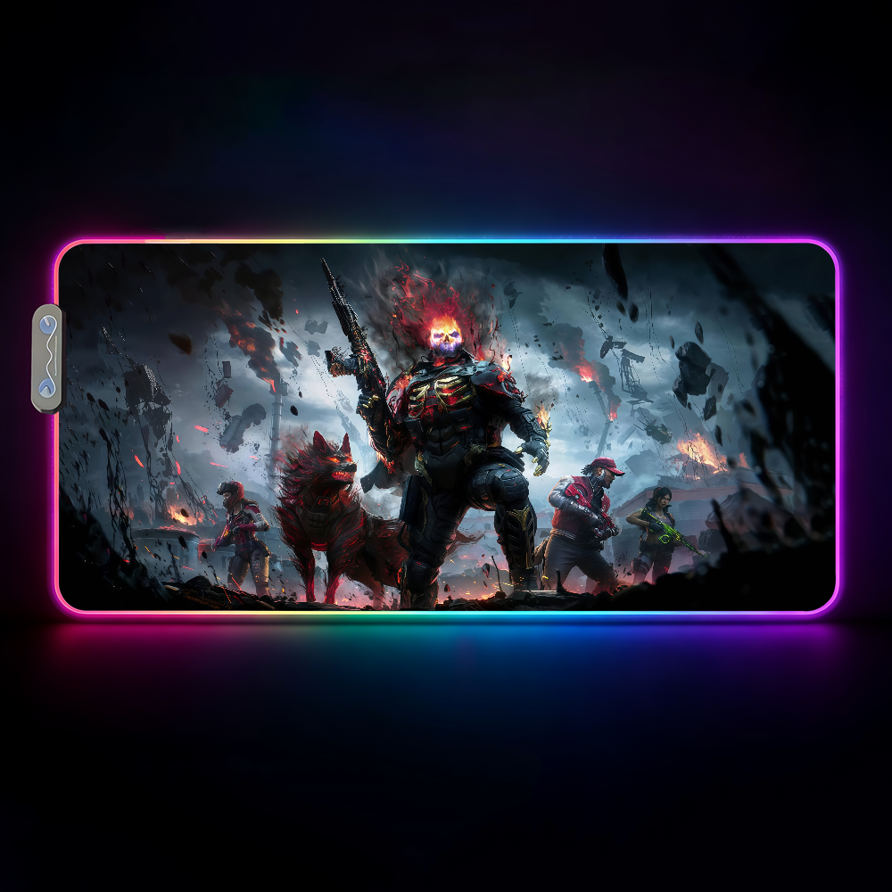 Mouse Pad RGB LED Non-slip Des - Gaming Accessories Led ulasan dan harga