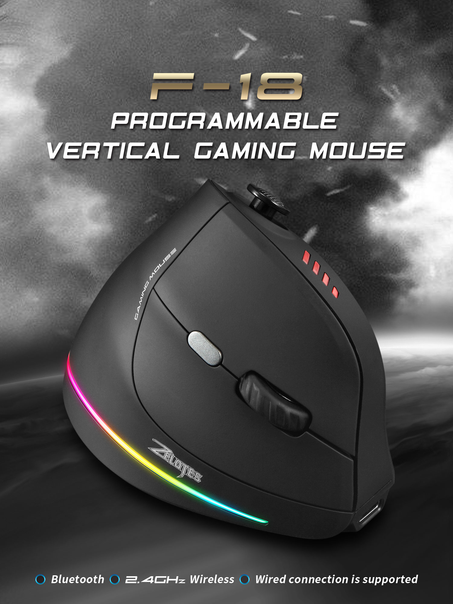 Jomaa RGB Backlit Wireless Ver - Gaming Accessories Tablet ulasan dan harga