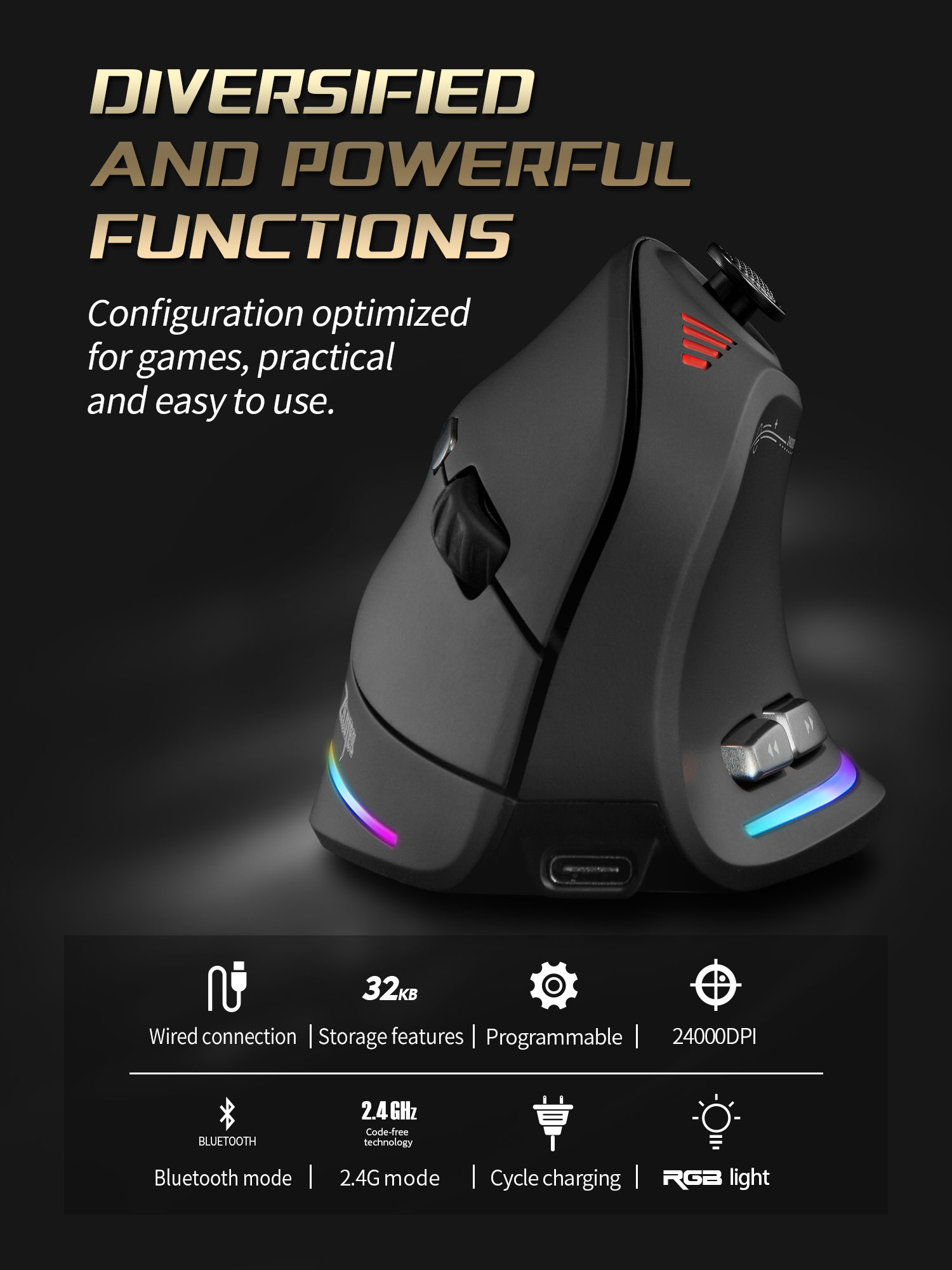 Jomaa RGB Backlit Wireless Ver - Gaming Accessories Tablet ulasan dan harga